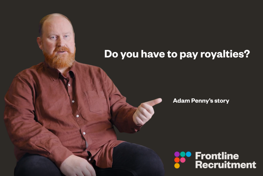 Do you have to pay royalties once you are a recruitment franchise owner with Frontline?