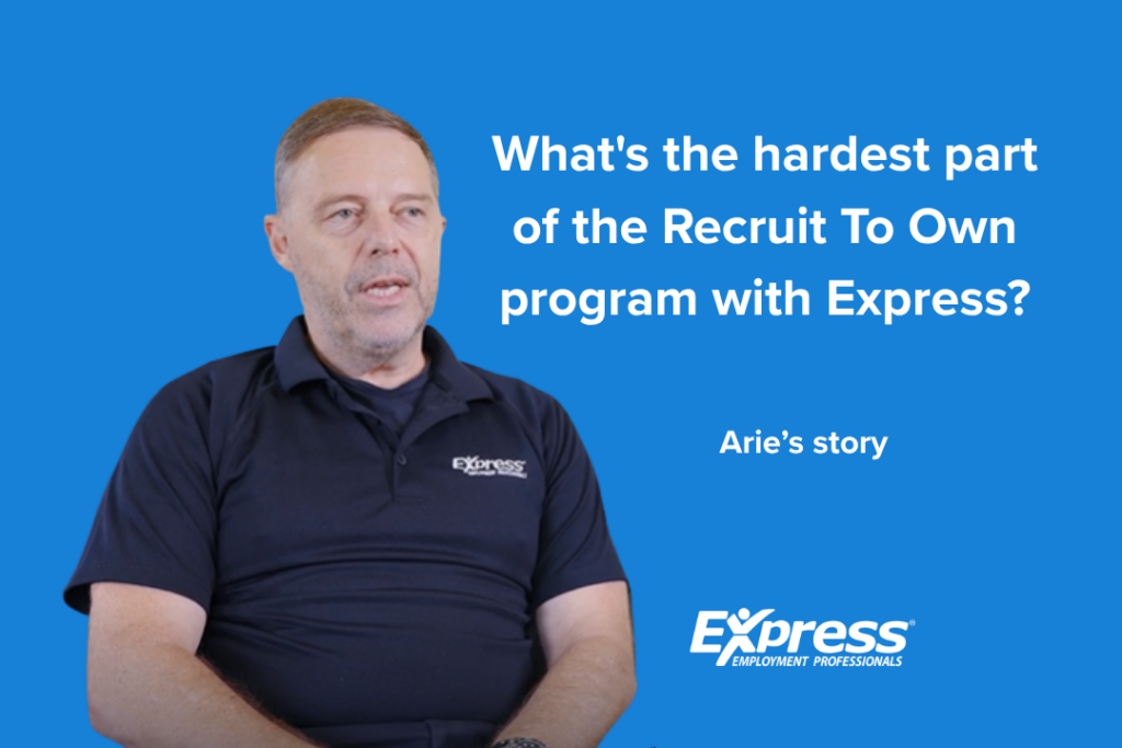 What's the hardest part of the Recruit to Own program with Express