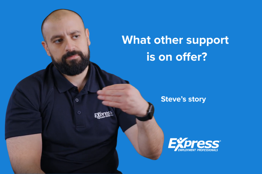 What other support does Express provide to help you build your Recruitment business with Express?