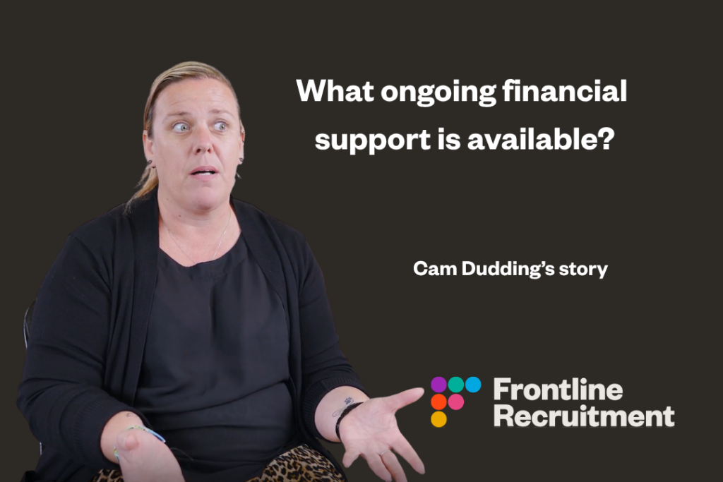 What financial support do you get when you start a recruitment franchise with Frontline?